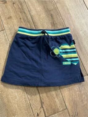 Vintage Carters Girls Navy Blue Heart Skirt Size 6